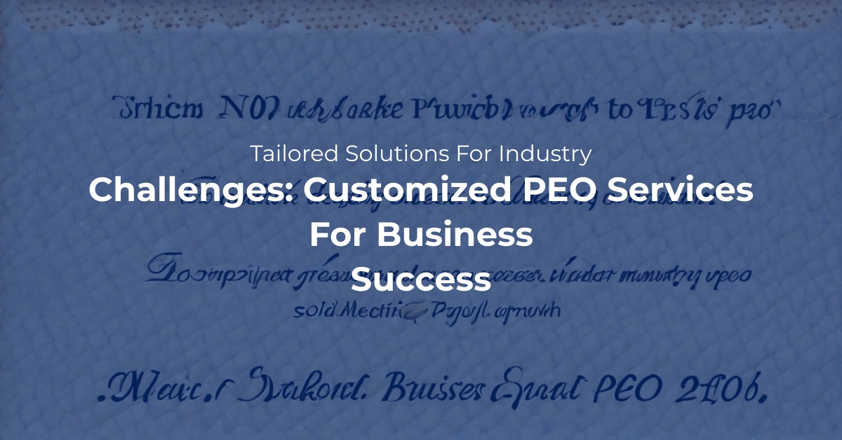 Customized PEO Services for Business Success | NetPEO